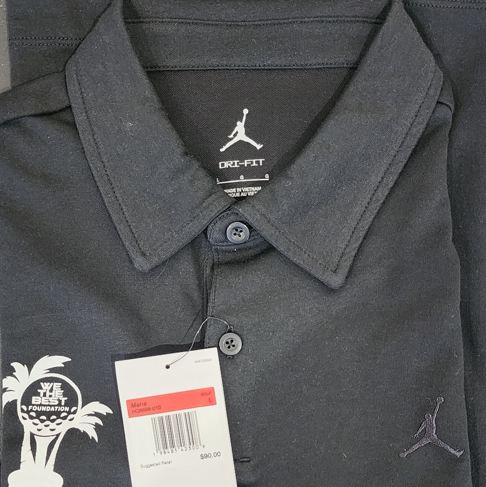 Nike Black Polo Shirt with Dri-FIT Technology